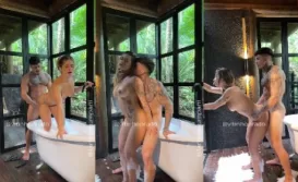Larissa Sumpani fodendo na banheira com o namorado Vitinho Prado