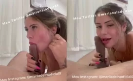 Ninfeta Mari Ladeira fazendo garganta profunda no boquete